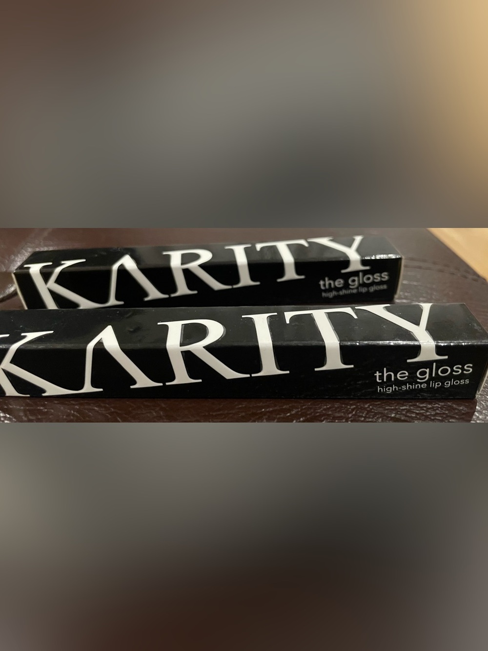 Karity The Gloss High-Shine Lip Gloss - Shades Riley & Daisy NIB.